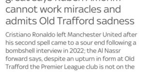 حديث كريستيانو.. العالم يُصغي إلى «الرؤية» من الرياض - الأول نيوز