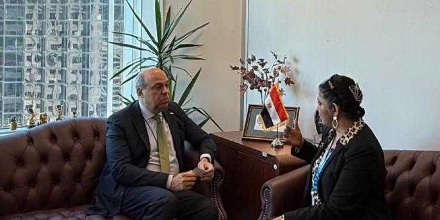 وزير الطيران المدني يلتقي مسؤولة برامج دعم الدول بالإيكاو لبحث دعم مصر في برامج الحماية المدنية الصديقة للبيئة - الأول نيوز