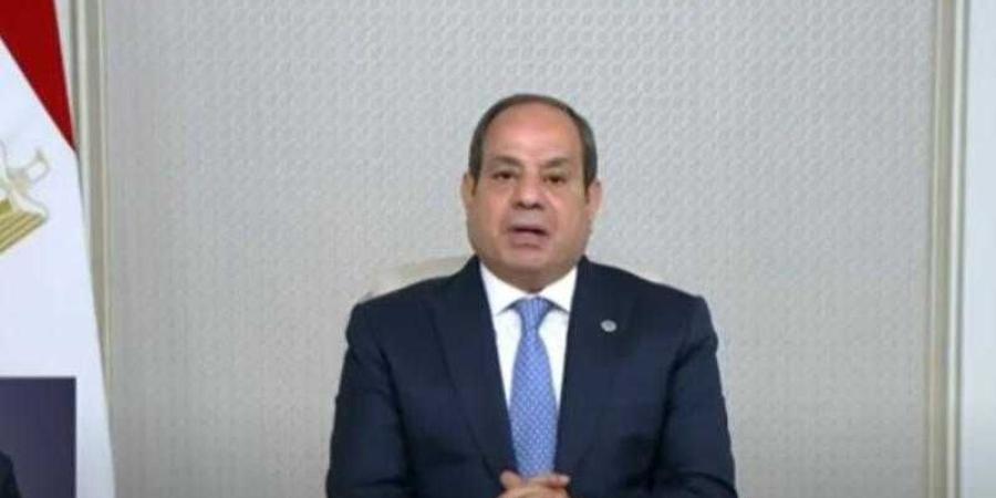 الرئيس السيسي: المياه هي قضية وجودية لمصر - الأول نيوز