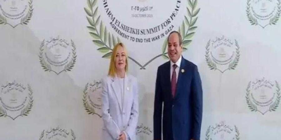 الرئيس السيسي يستقبل رئيسة وزراء الجمهورية الإيطالية - الأول نيوز