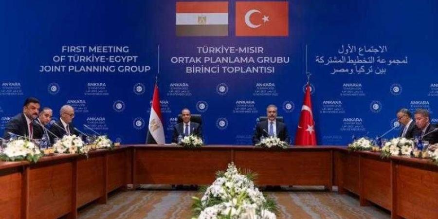 وزيرا الخارجية المصري والتركي يشاركان في اجتماع مجموعة التخطيط المشتركة بأنقرة - الأول نيوز