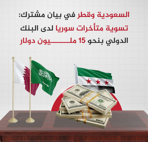 السعودية وقطر تسددان ديون سوريا