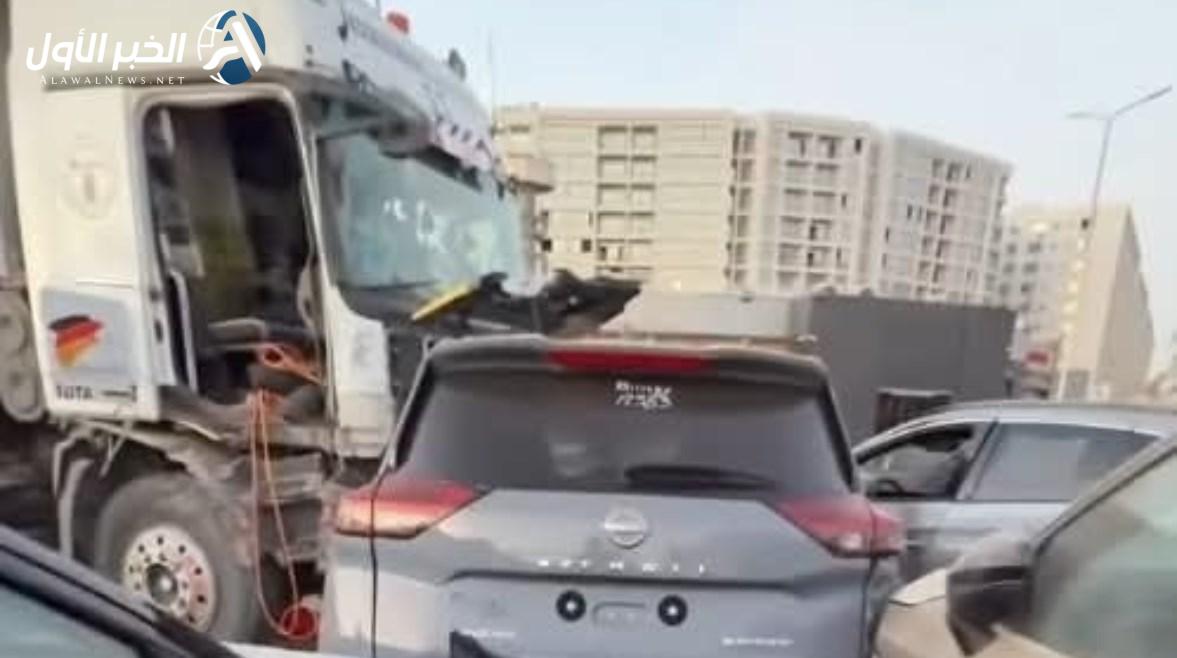 حادث معرض سيارات القطامية