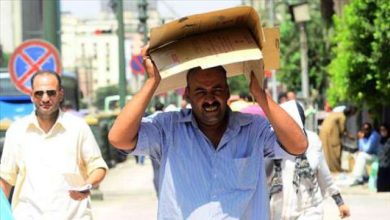 درجات الحرارة في مصر