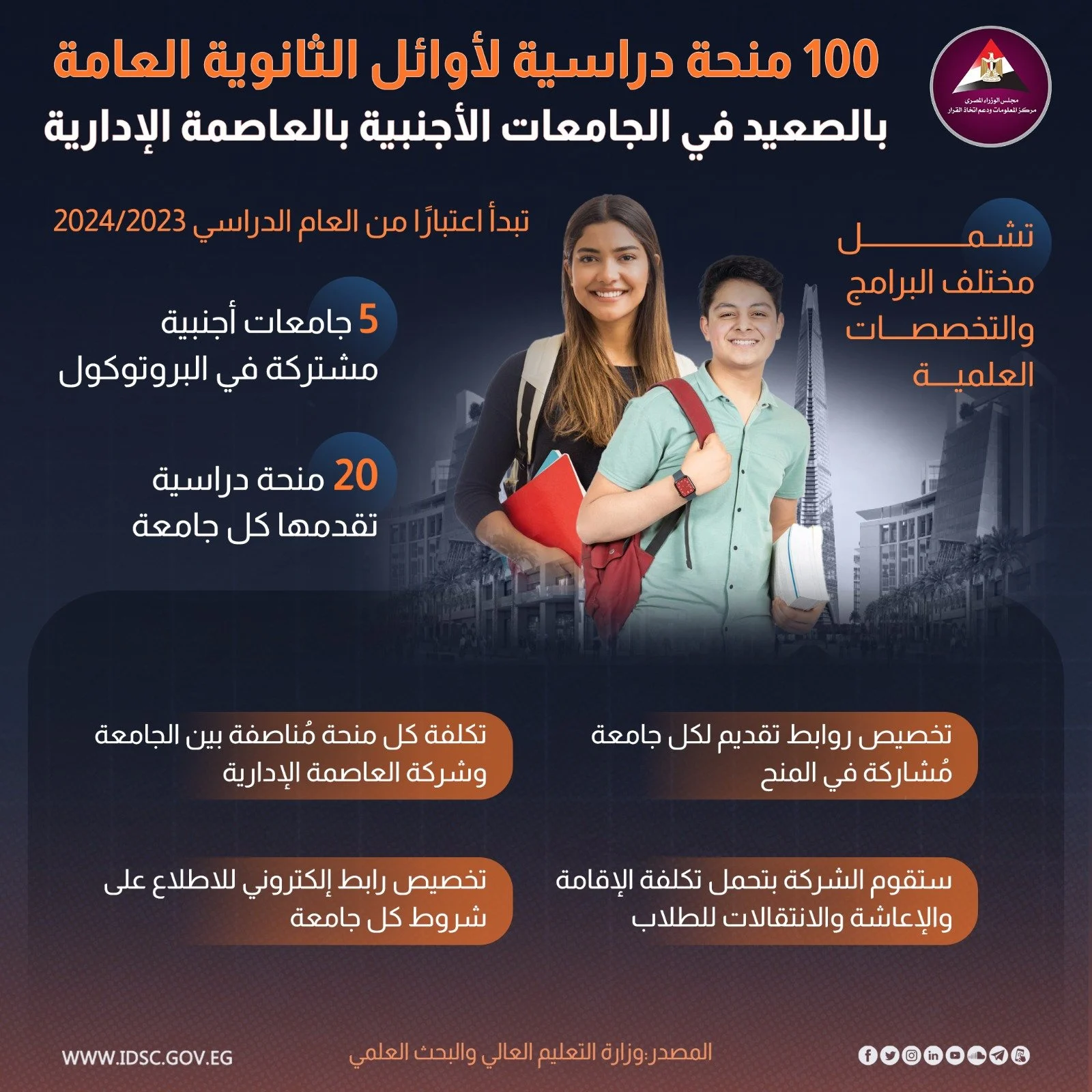منحة طلاب الصعيد