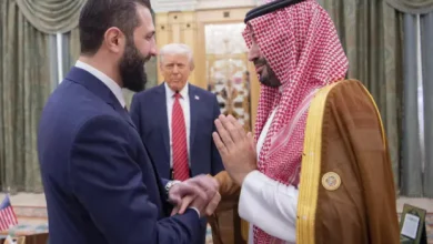 ولي العهد وأحمد الشرع تحت أنظار دونالد ترامب