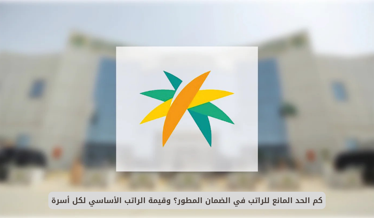 تعرف على قيمة راتب الضمان المطور شهريًا لكل فرد حسب عدد الأسرة